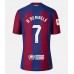 Cheap Barcelona Ousmane Dembele #7 Home Football Shirt Women 2023-24 Short Sleeve
